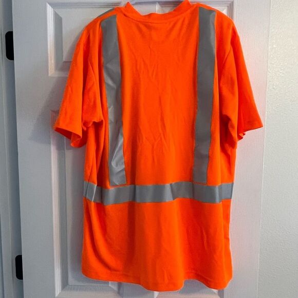 HiVis shirt with reflective stripes. Never worn - Picture 2 of 3